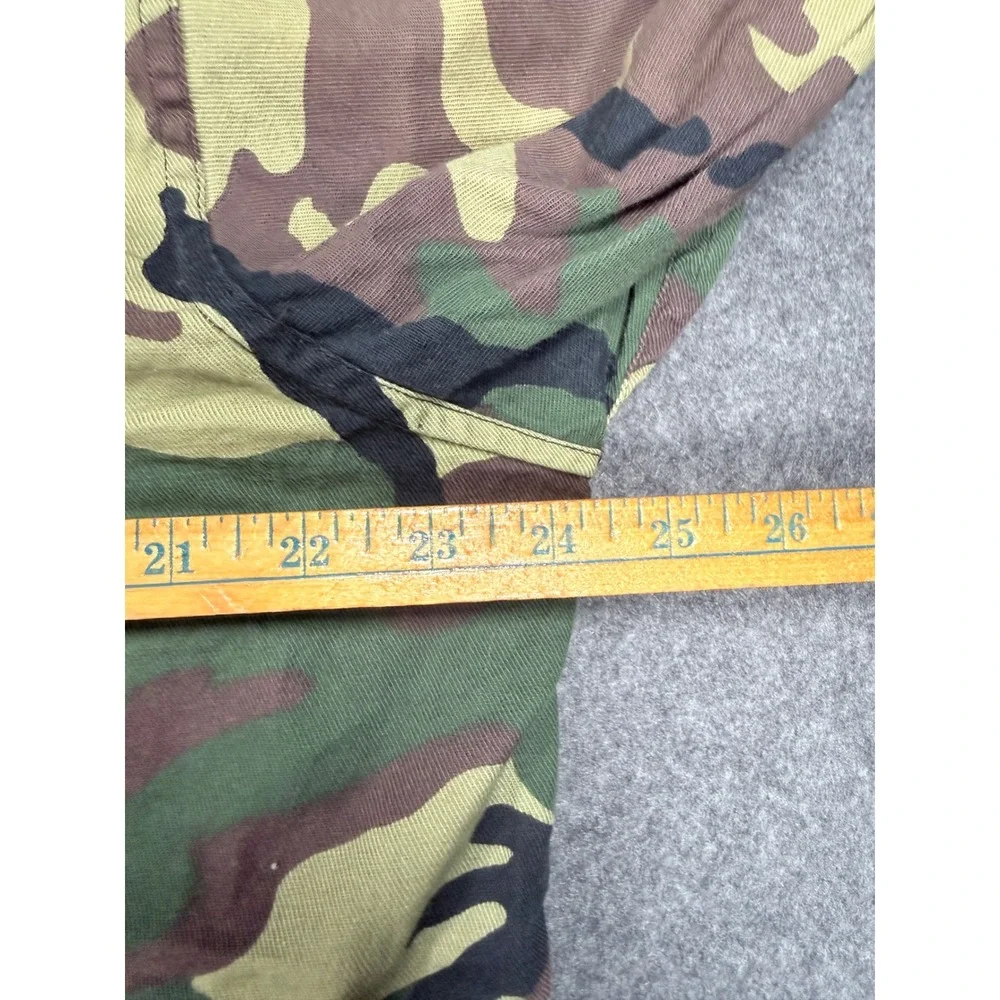 Caliber Sportsmans Apparel Mens Woodland Camo 2 Piece Set Jacket Pants Cotton